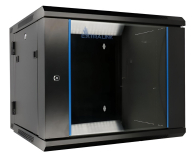 Extralink Szafka wisząca rack 6U 600x600 czarna dwusekcyjna EX.12929 - 1323213 - zdjęcie 1
